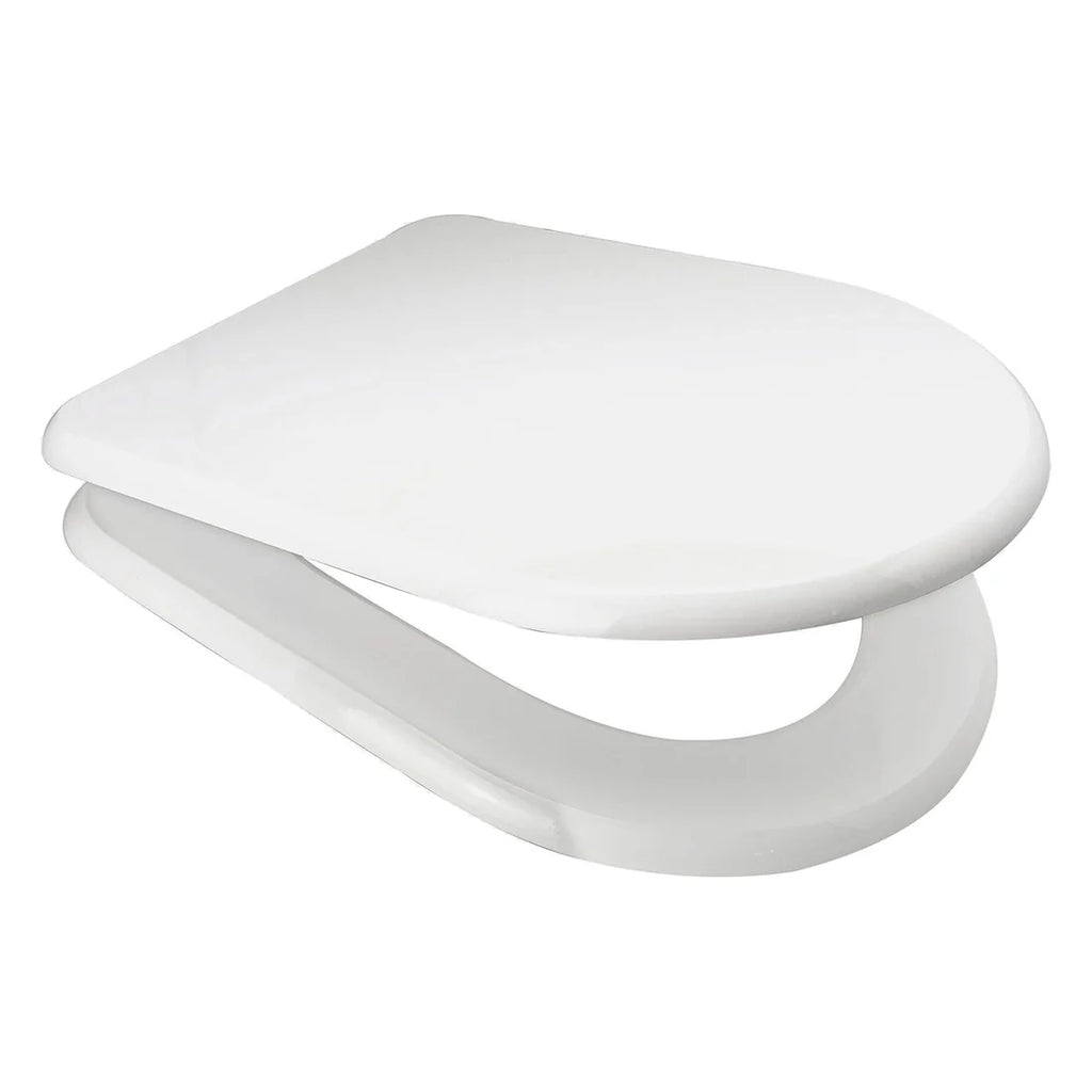 Euroshowers MDF D Shape Soft Close Toilet Seat