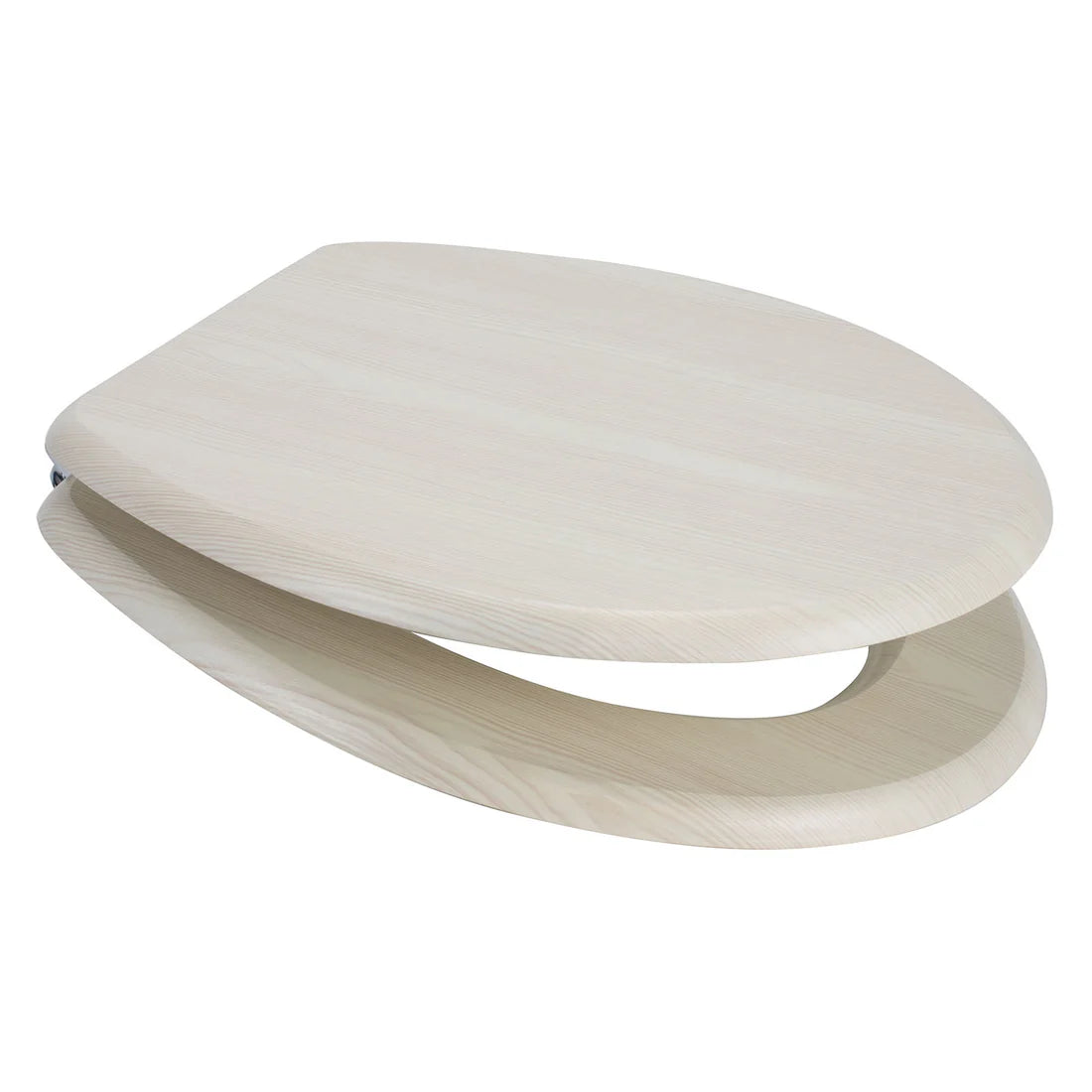 Euroshowers MDF Oval Wood Design Toilet Seat