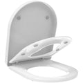 Euroshowers D Shape Multi Soft Close 2 in 1 Family Toilet Seat