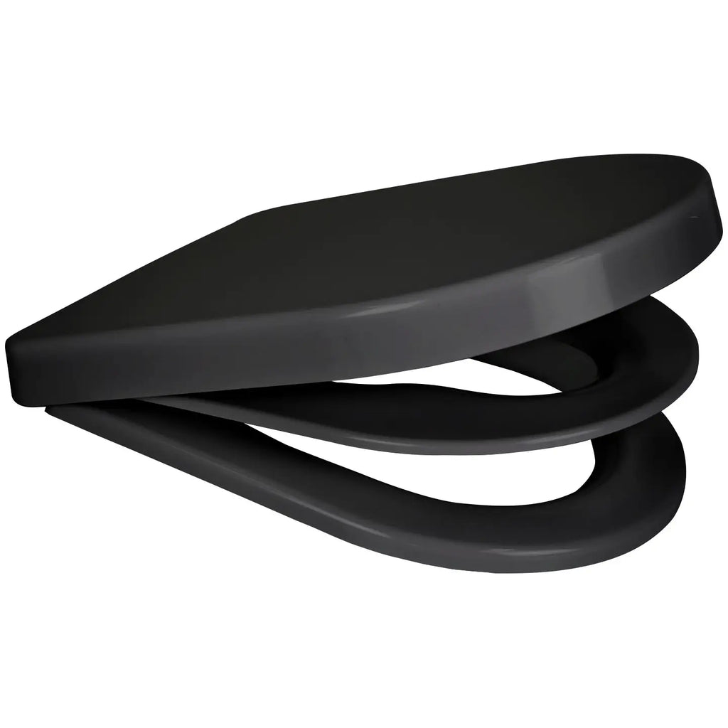 Euroshowers D Shape Multi Soft Close 2 in 1 Family Toilet Seat