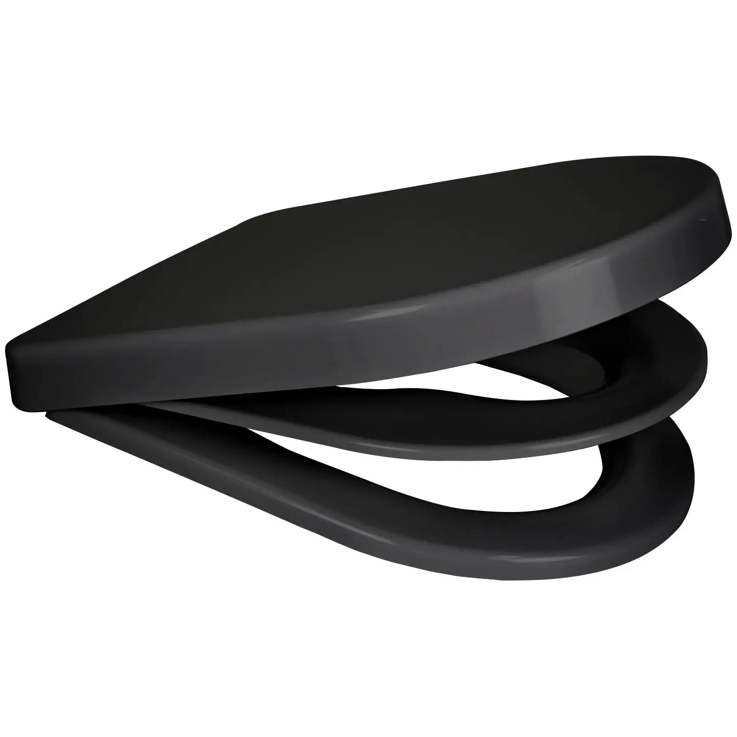 Euroshowers D Shape Multi Soft Close 2 in 1 Family Toilet Seat