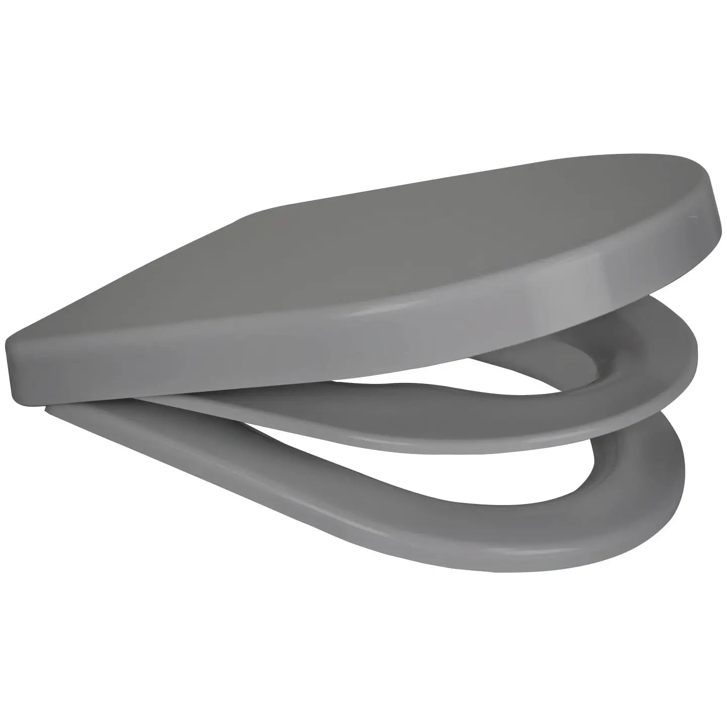 Euroshowers D Shape Multi Soft Close 2 in 1 Family Toilet Seat