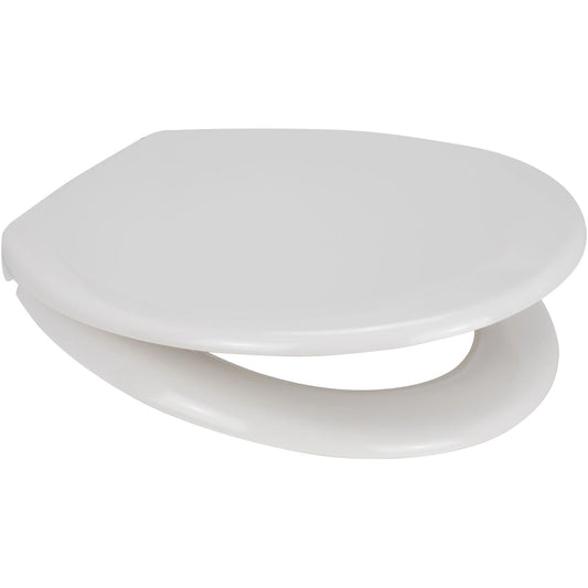 Euroshowers Pearl Deluxe White Soft Closing Toilet Seat