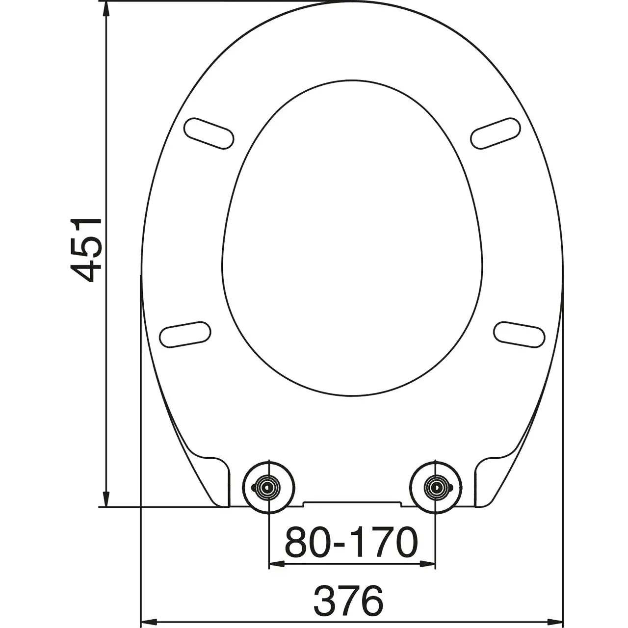 Opal One Soft Close Euroshowers Toilet Seat