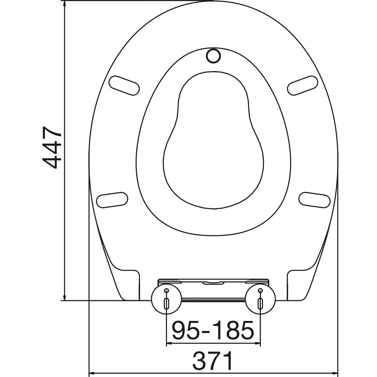 Euroshowers Multi Soft Close 2 in 1 Family Toilet Seat