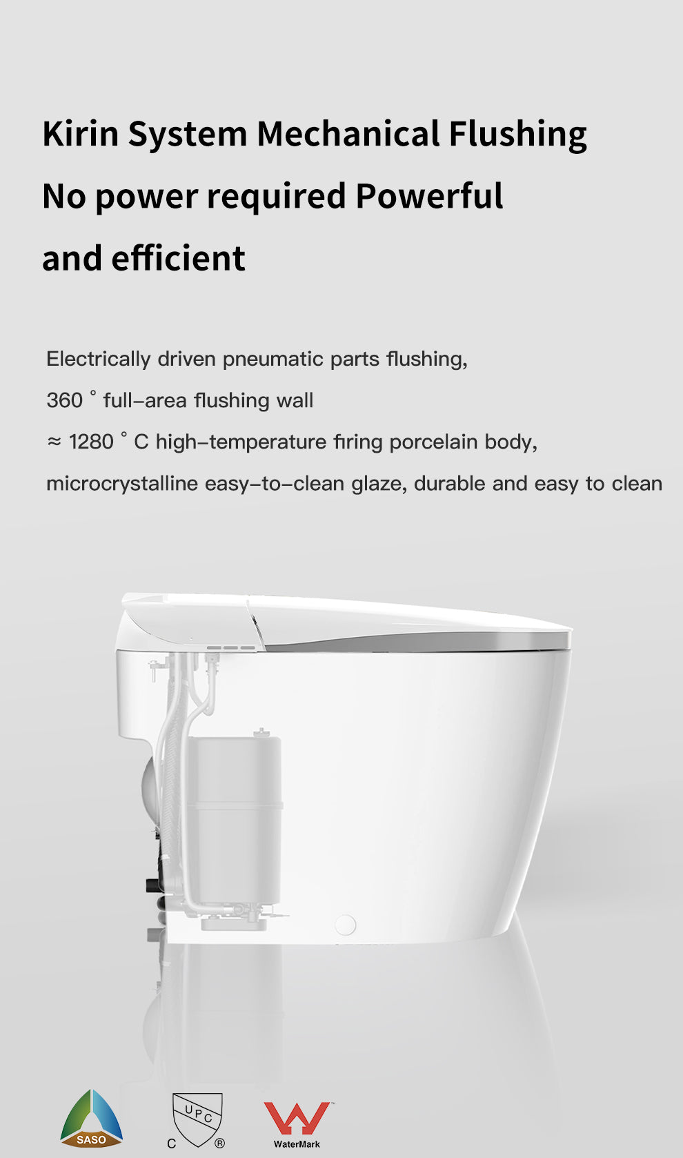 Kiyo Japanese Style Toilet & Bidet (Non-Electic)