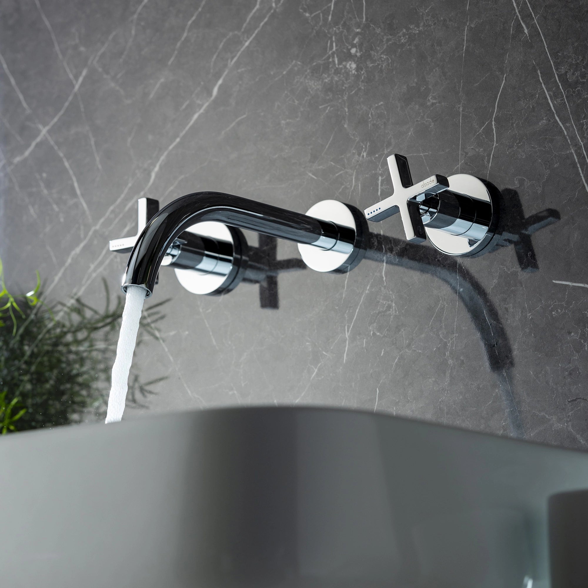 Abode Serenitie Wall Mounted Bath Basin Mixer Tap
