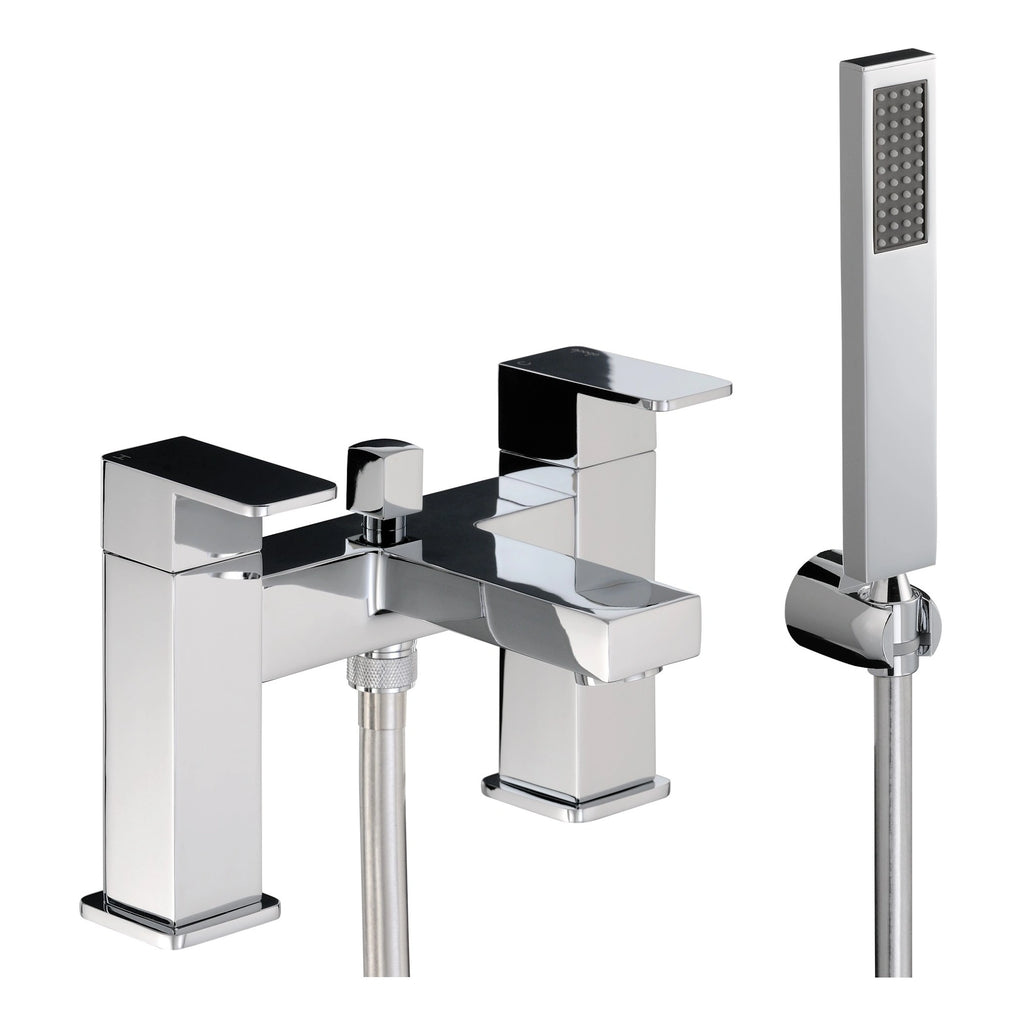 Abode Fervour Deck Mounted Chrome Bath Shower Mixer Tap