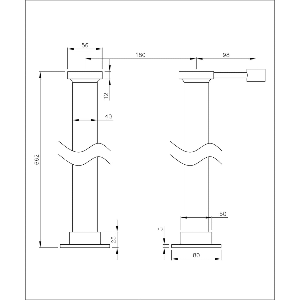 Abode Sentiment Extension Legs for Bath Filler & Bath Shower Mixer