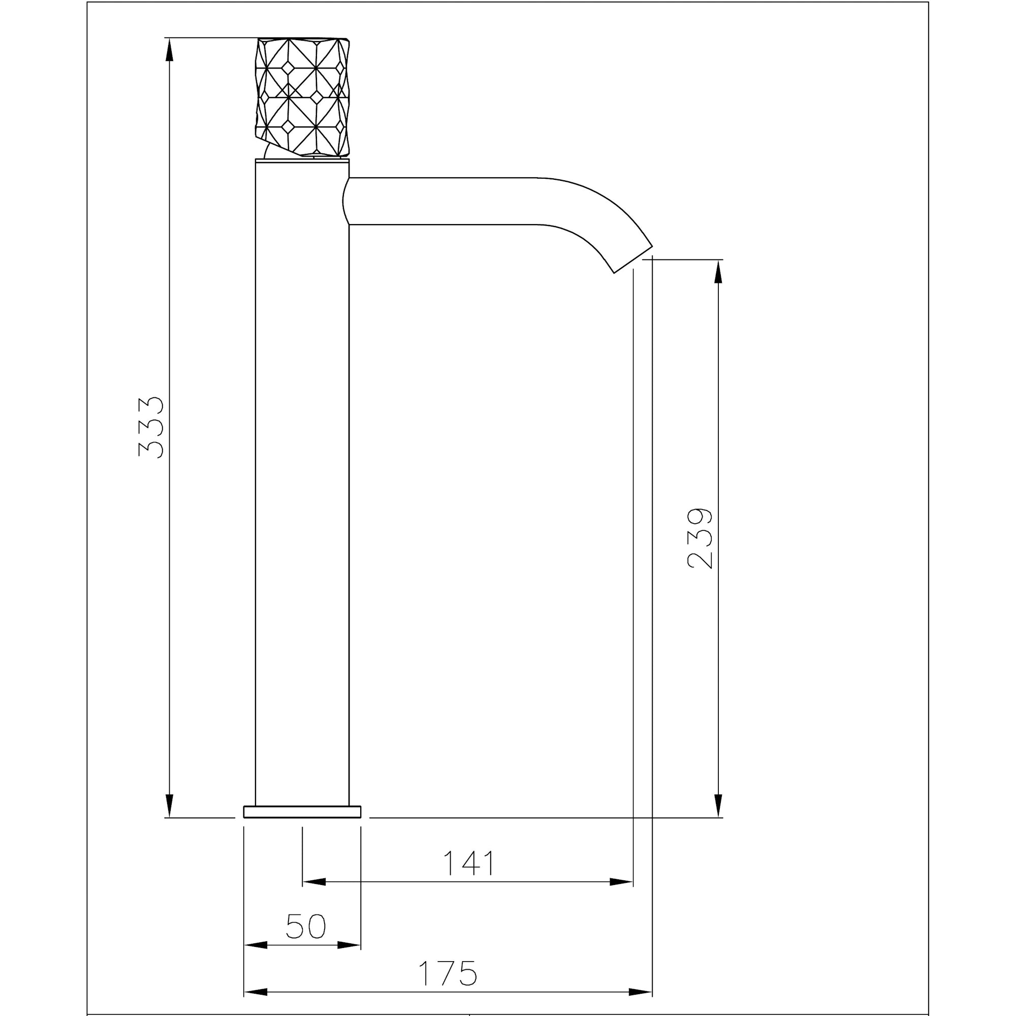 Abode Kite Tall Basin Mixer Tap