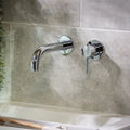 Abode Chao Wall Mounted 2 Hole Bath Mixer Tap