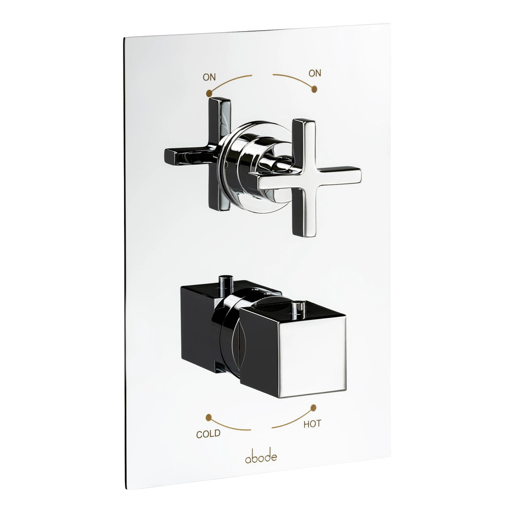 Abode Serenitie Double Concealed Thermostatic Shower Valve