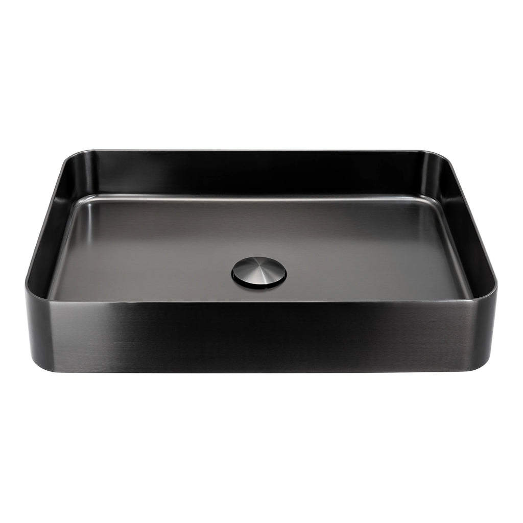 Abode Iox Tablet Rectangle Countertop Steel Basin
