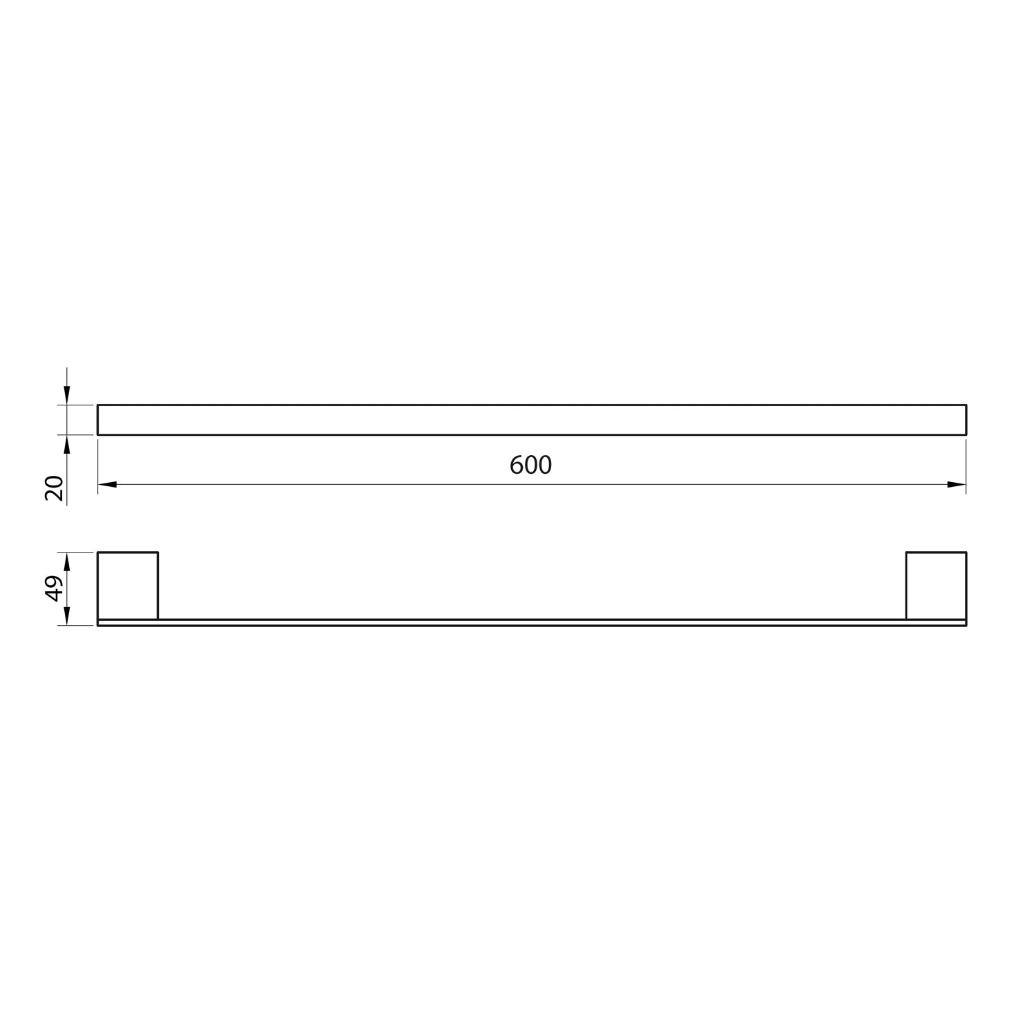 Alpha Towel Bar