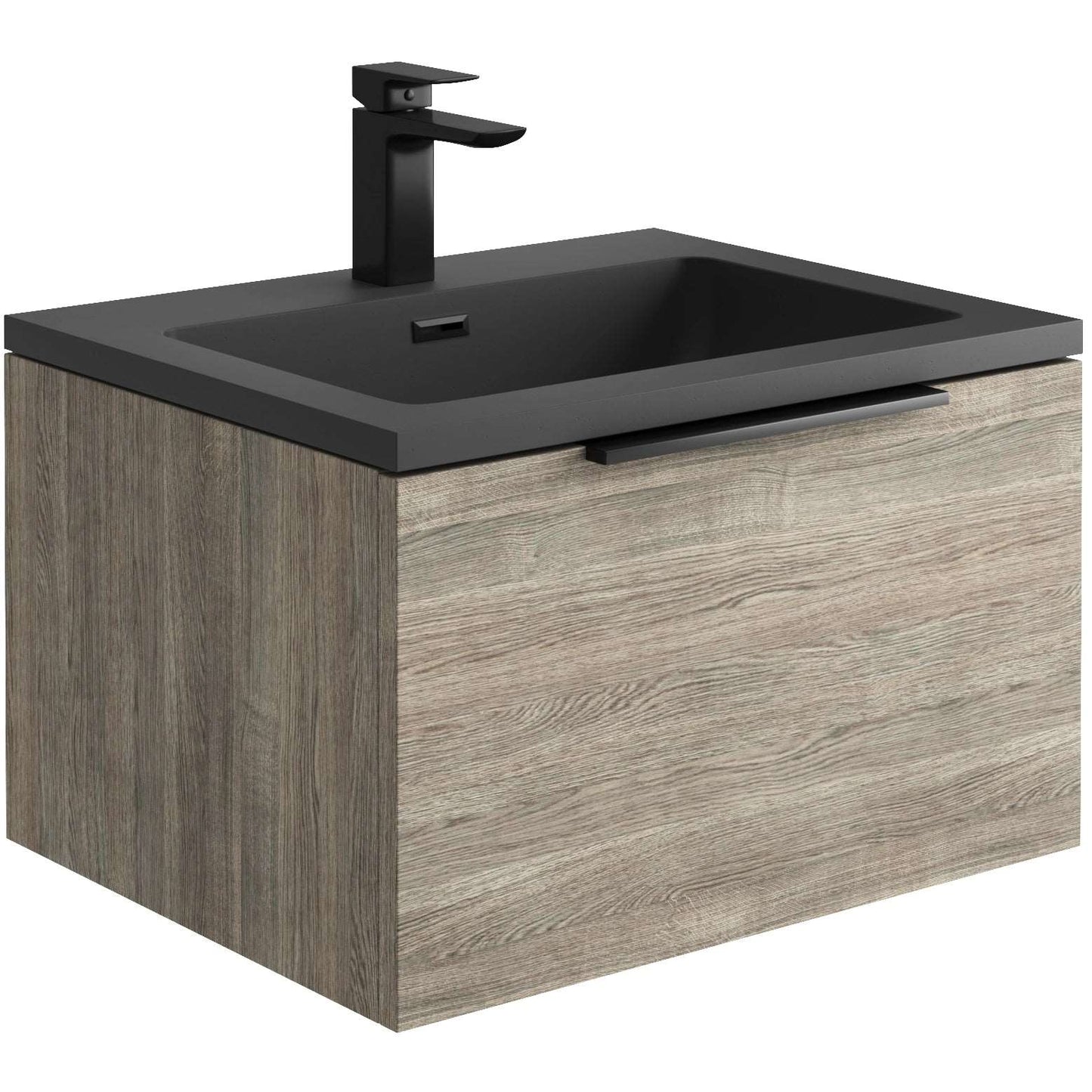 Ambience Wall Hung 600mm LED Basin Sink Vanity Unit