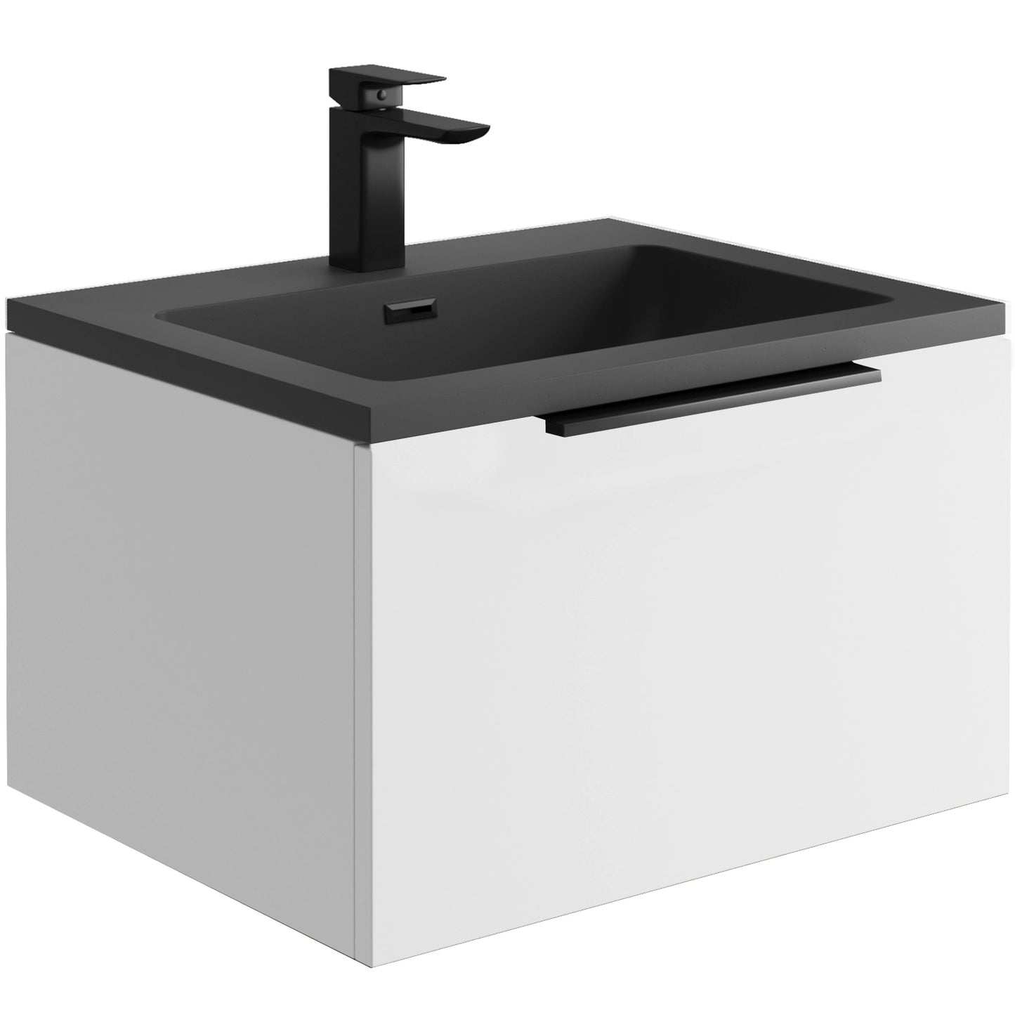 Ambience Wall Hung 600mm LED Basin Sink Vanity Unit