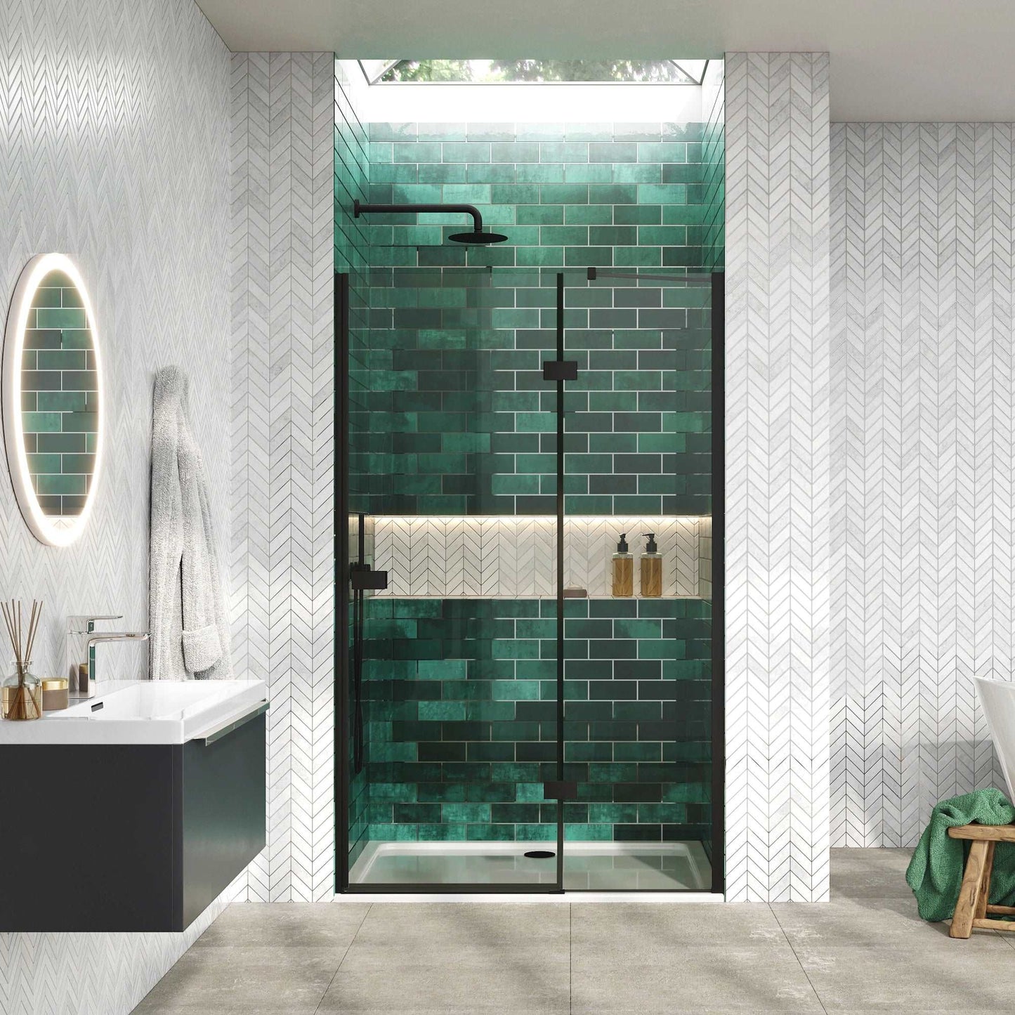 Athena Hinge Shower Door