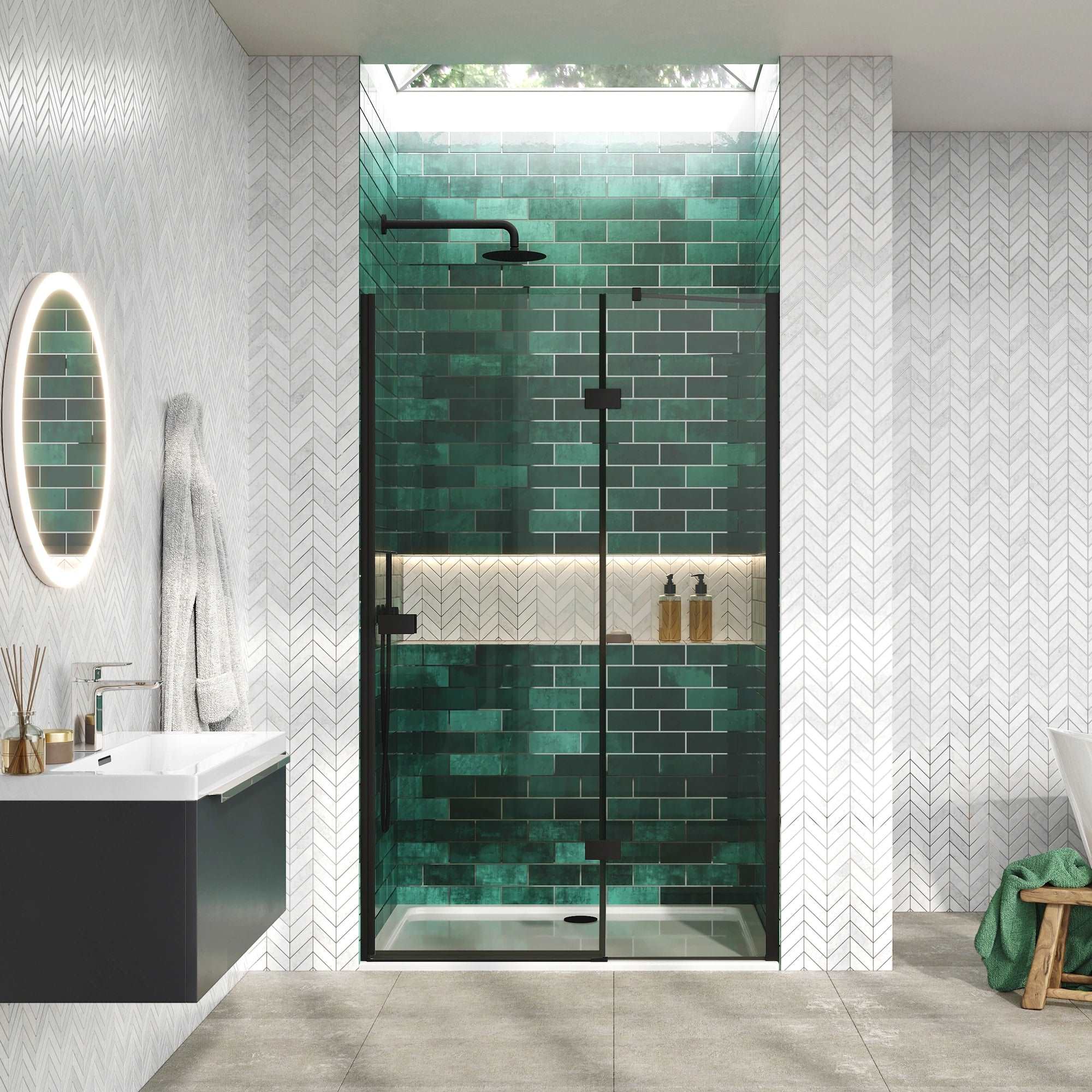 Athena Hinge Shower Door