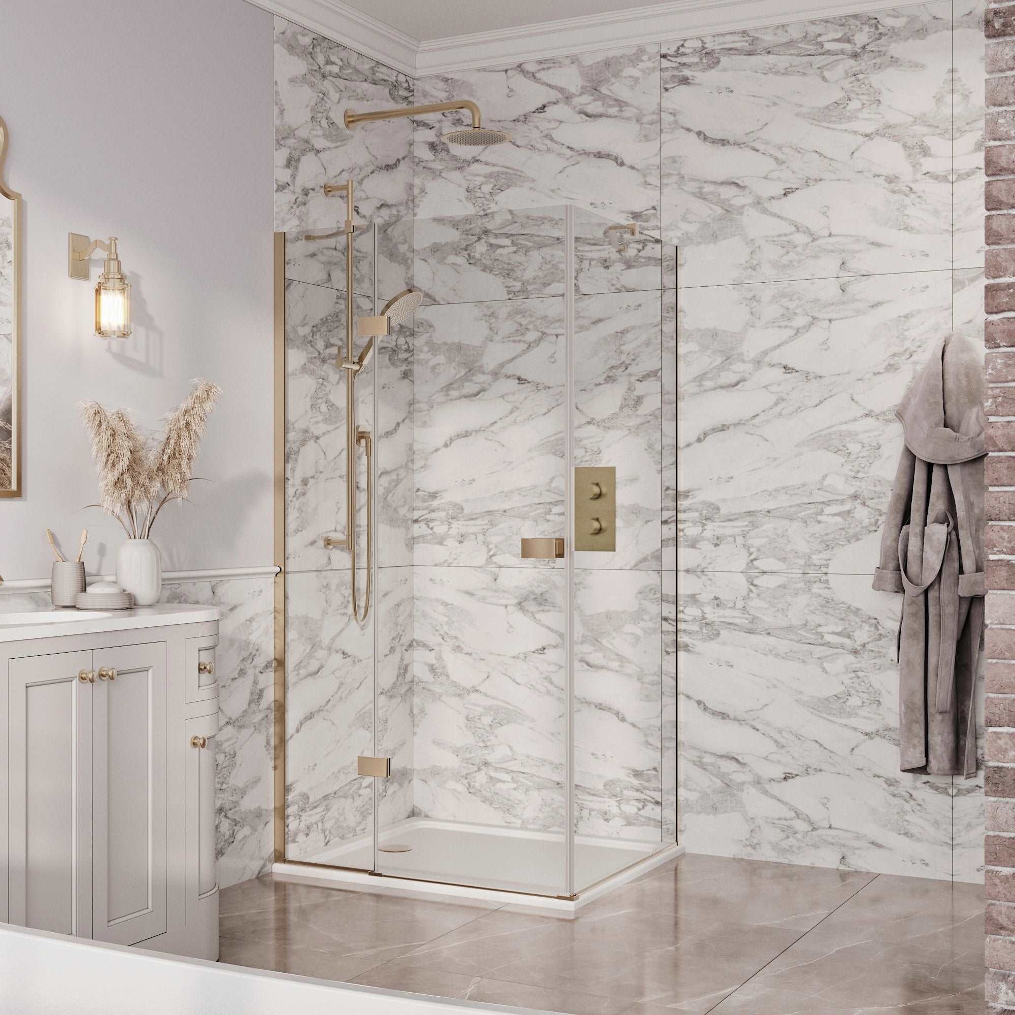 Athena Shower Wetroom Side Panel