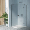Athena Hinge Door Off Set Quadrant Shower Door Enclosure