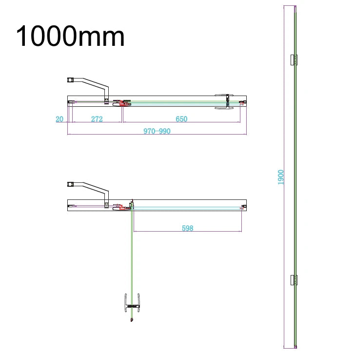 Athena Hinge Shower Door