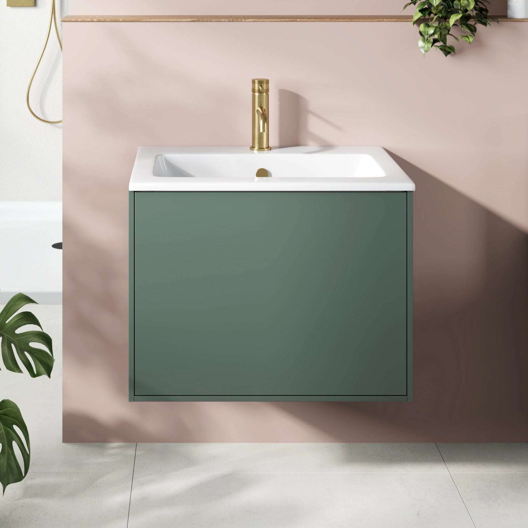 Alfie Wall Hung Basin Sink Vanity Unit