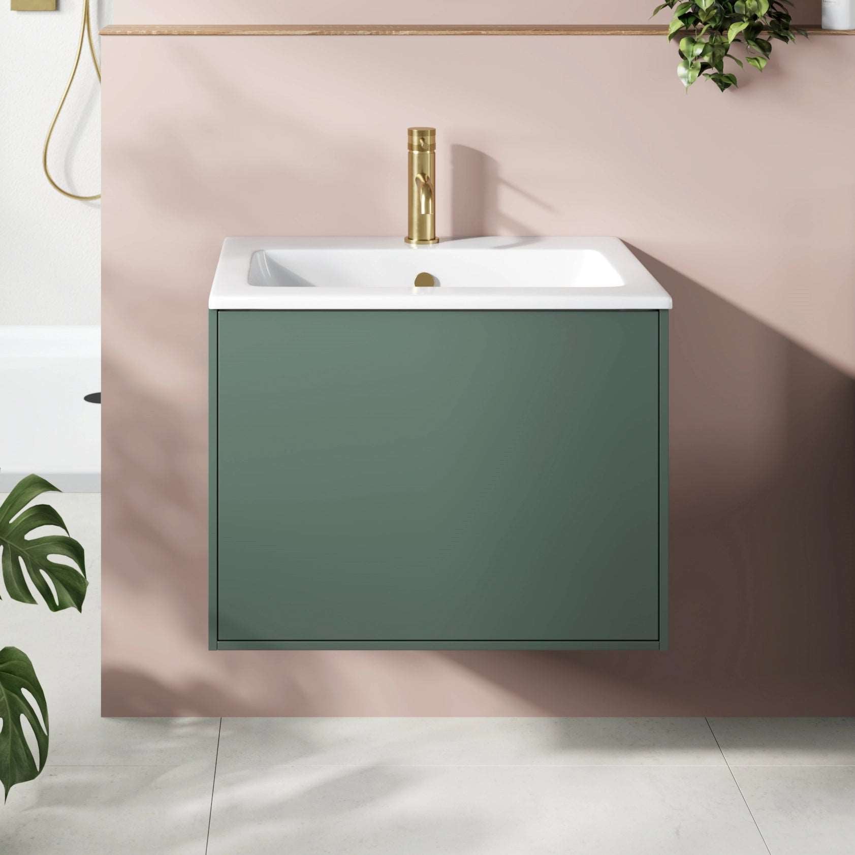 Alfie Wall Hung Basin Sink Vanity Unit