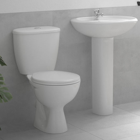 Norcia WC and Basin Pack Designer Bathroom Suite