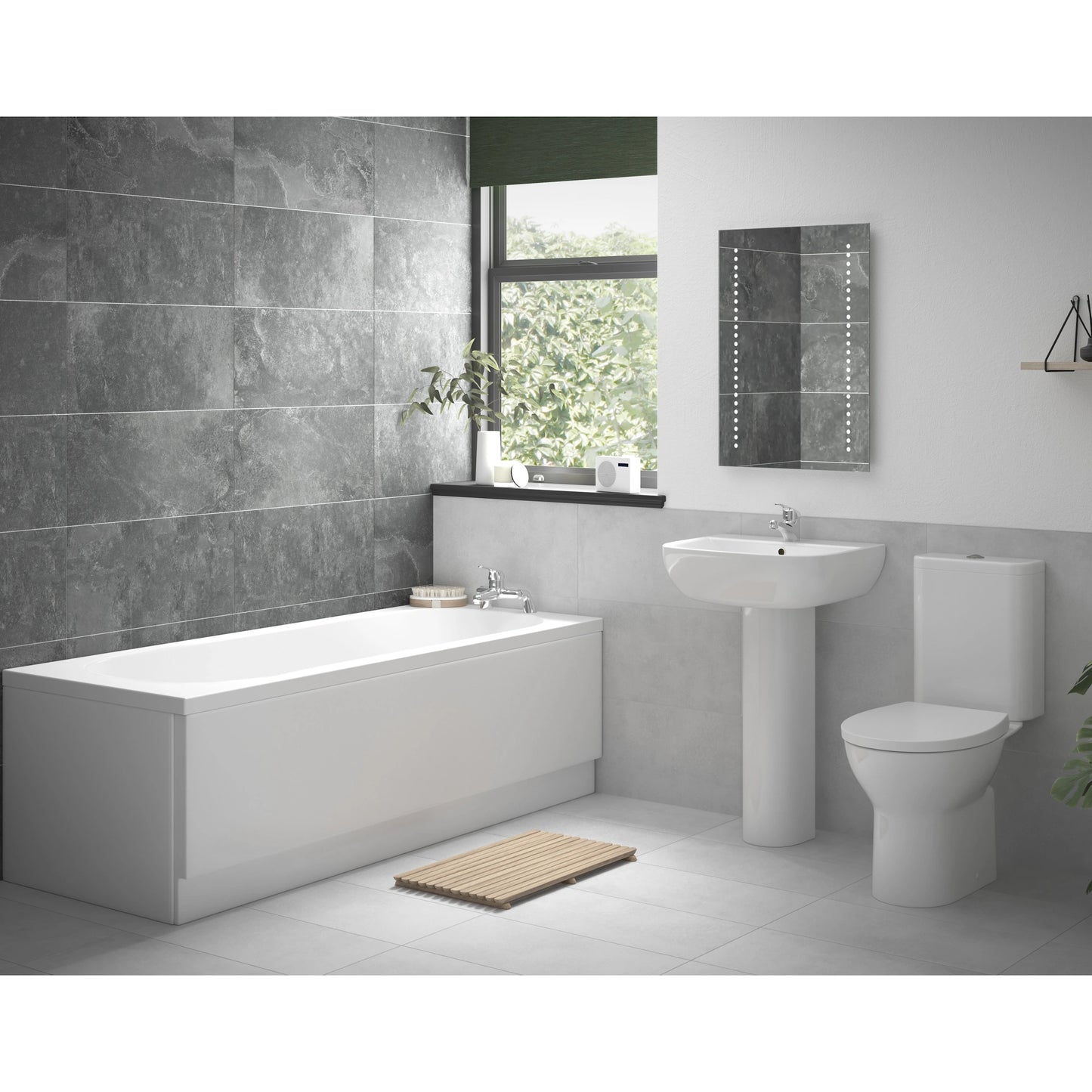 Norcia Bath Full Designer Bathroom Suite