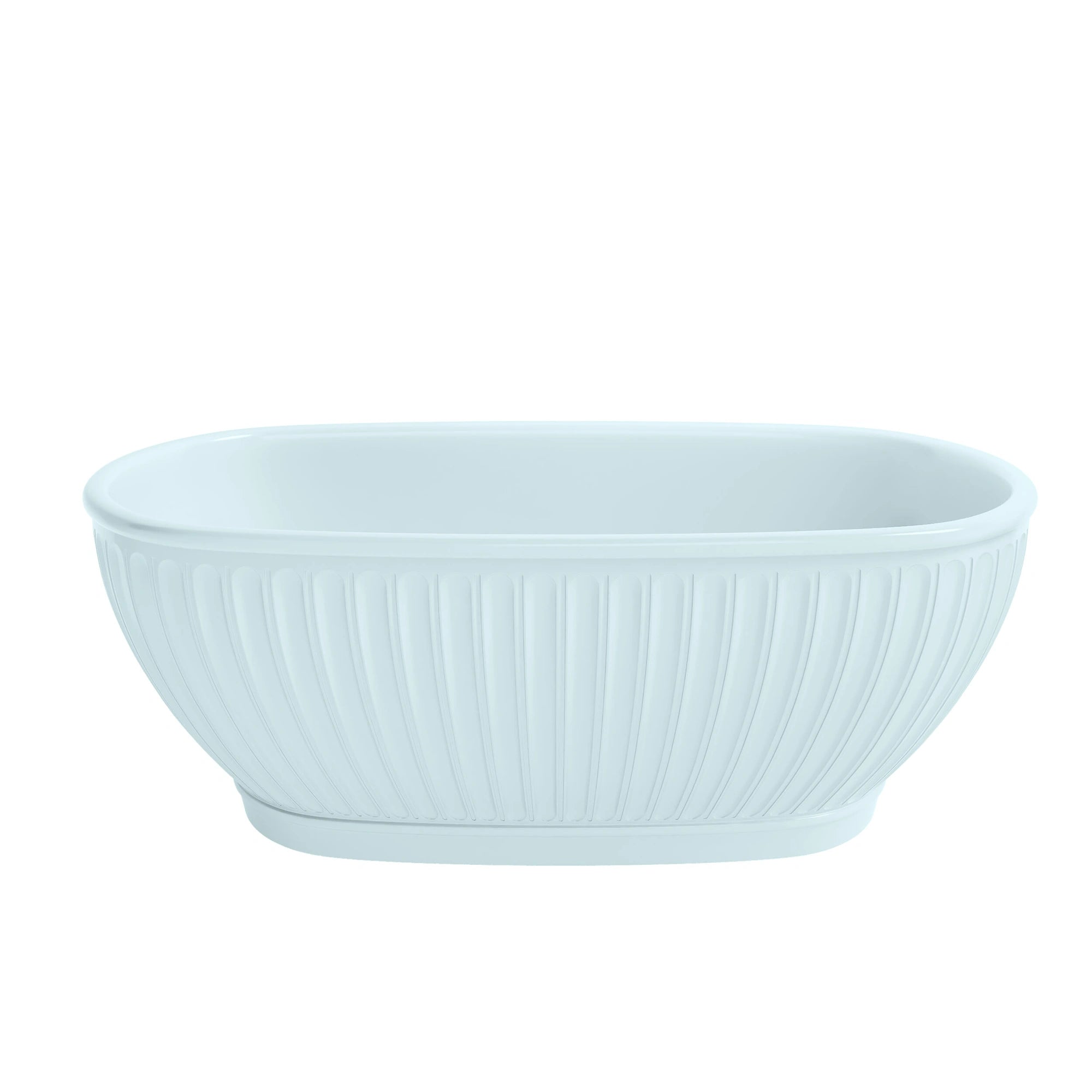 Casini Round Scalloped Freestanding Bath