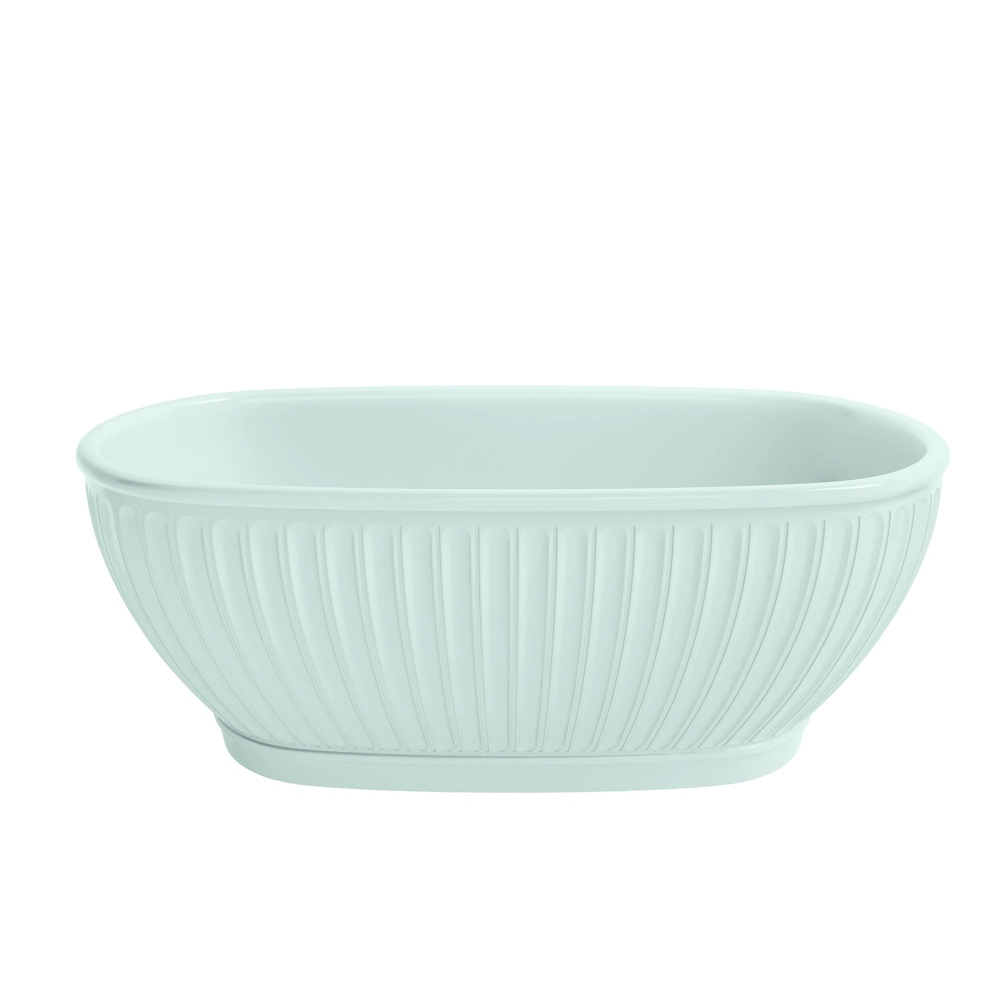 Casini Round Scalloped Freestanding Bath