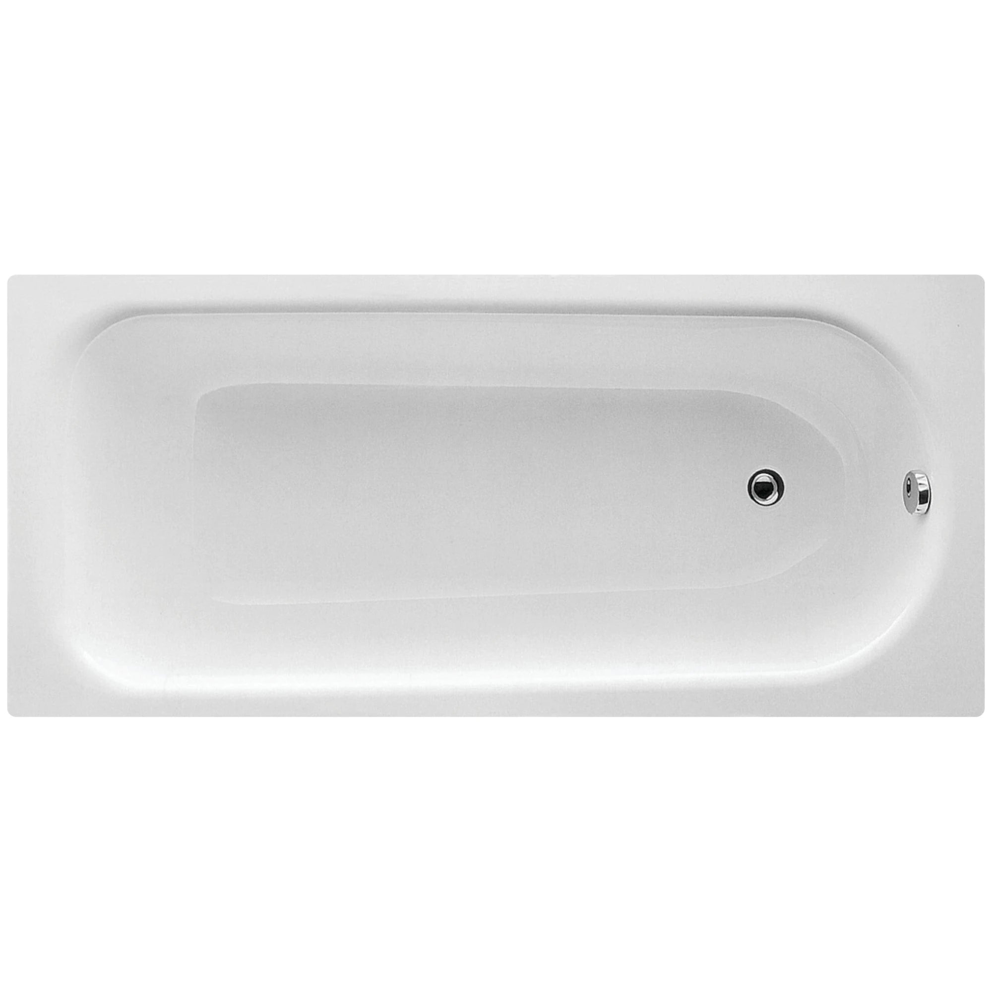 Winterton Steel Single Ended Rectangular Straight Bath