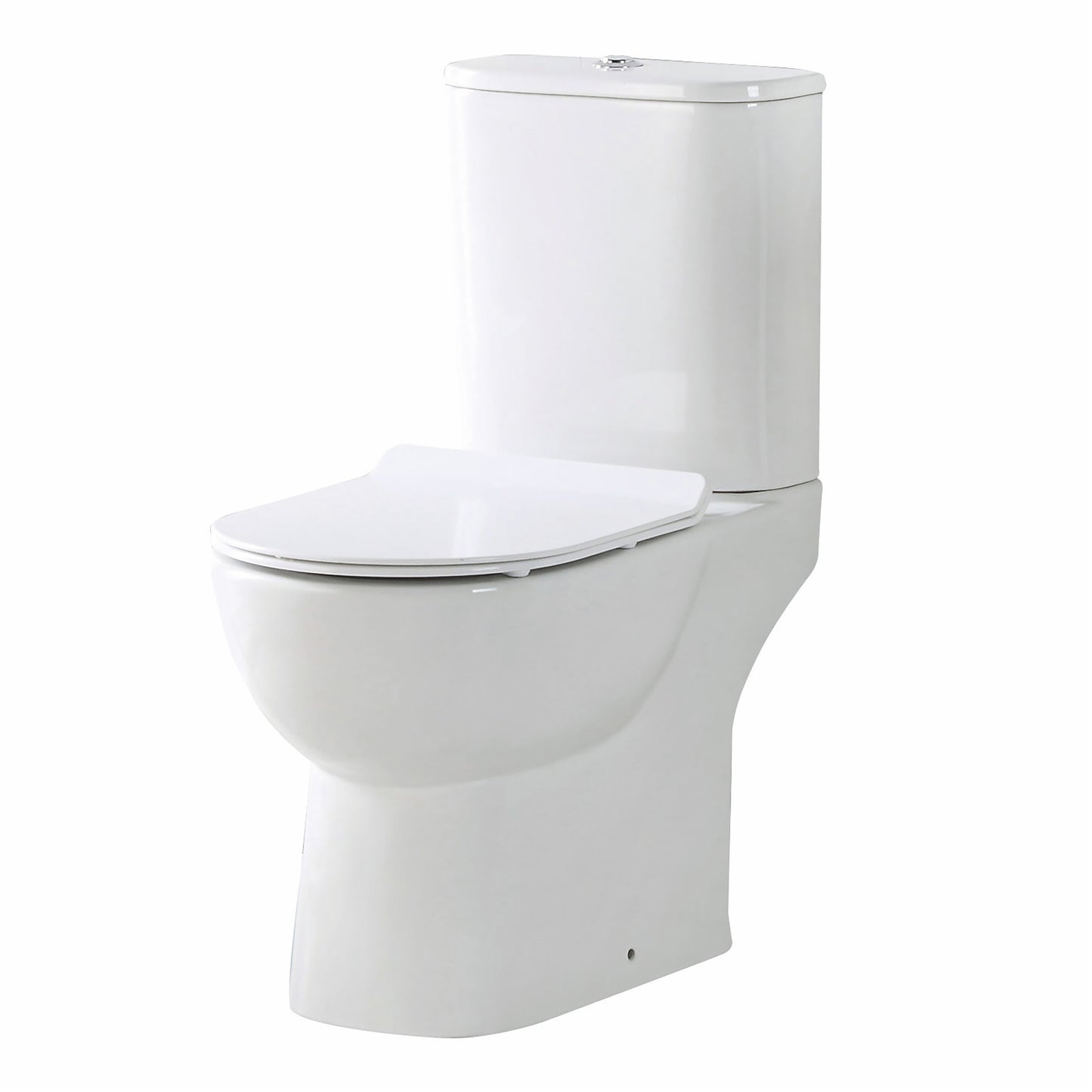 Belini Rimless Open Back Scudo WC Toilet with Soft Close Seat Option