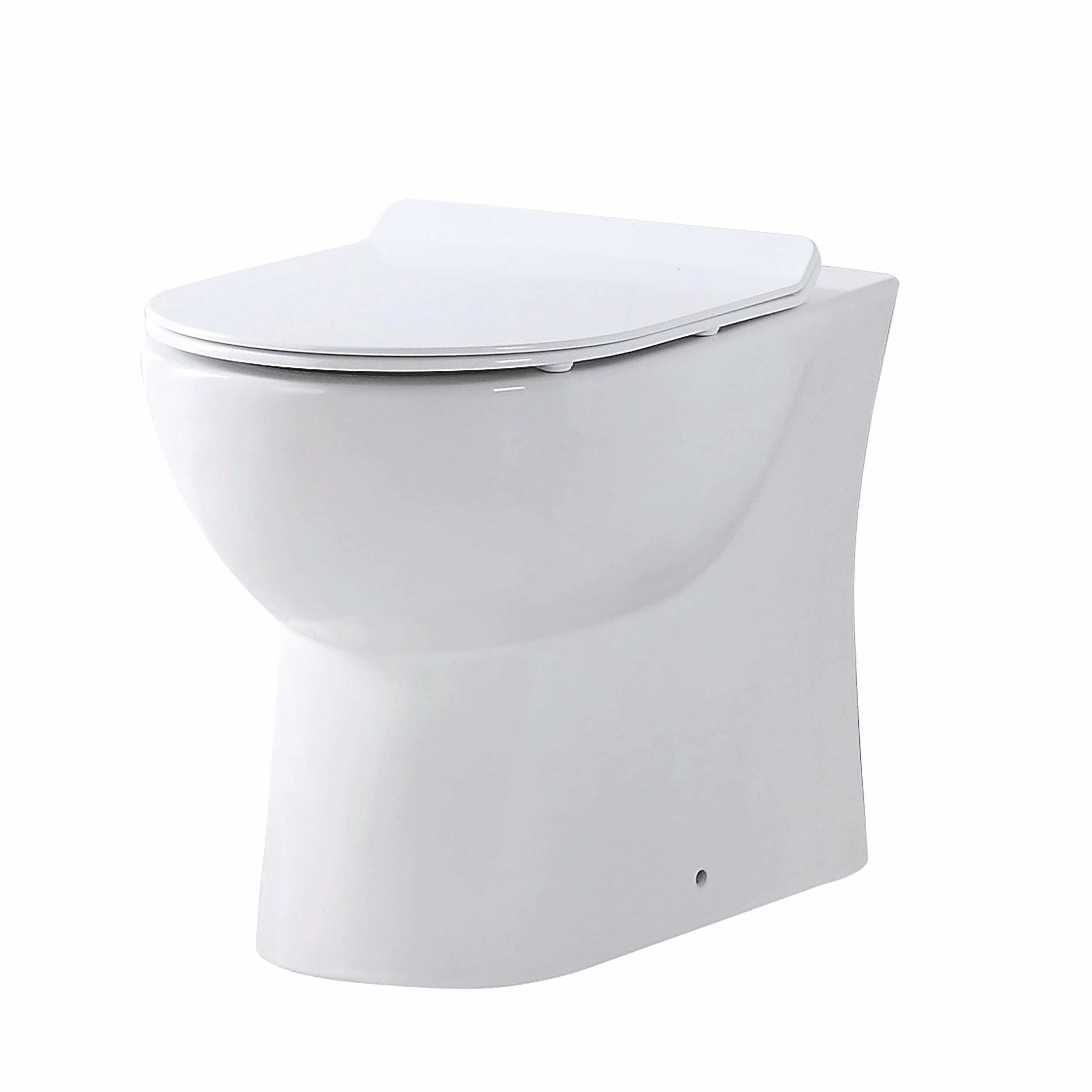 Belini Rimless Back to Wall Scudo WC Toilet with Soft Close Toilet Seat Option