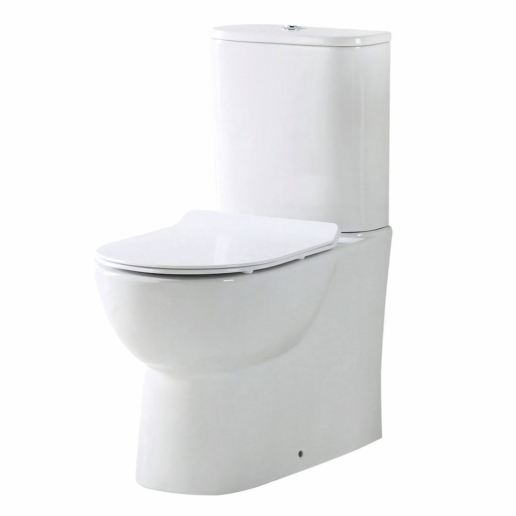 Belini Rimless Closed Back Scudo WC Toilet with Soft Close Seat Option