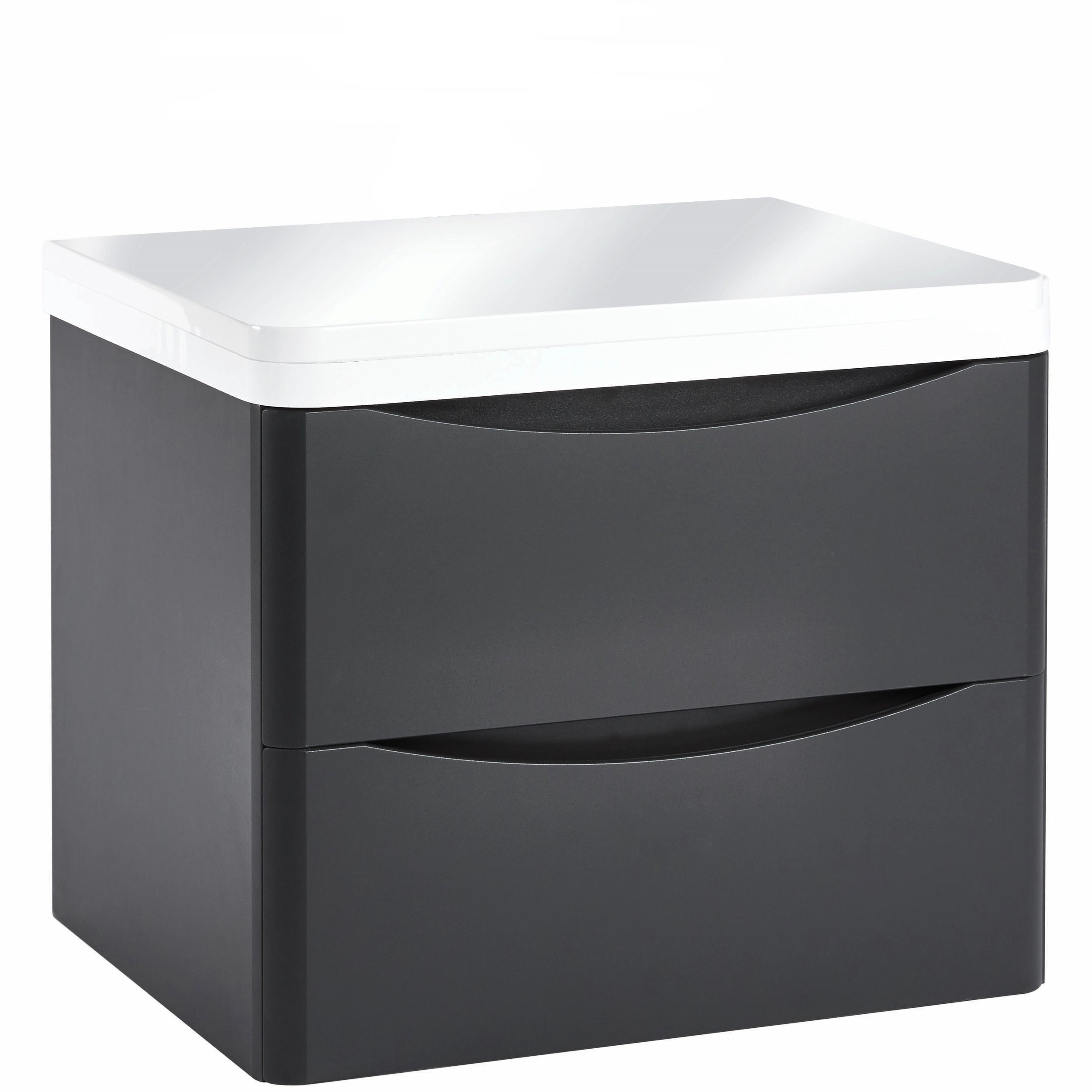 Bella Wall Hung Basin Sink Vanity Unit