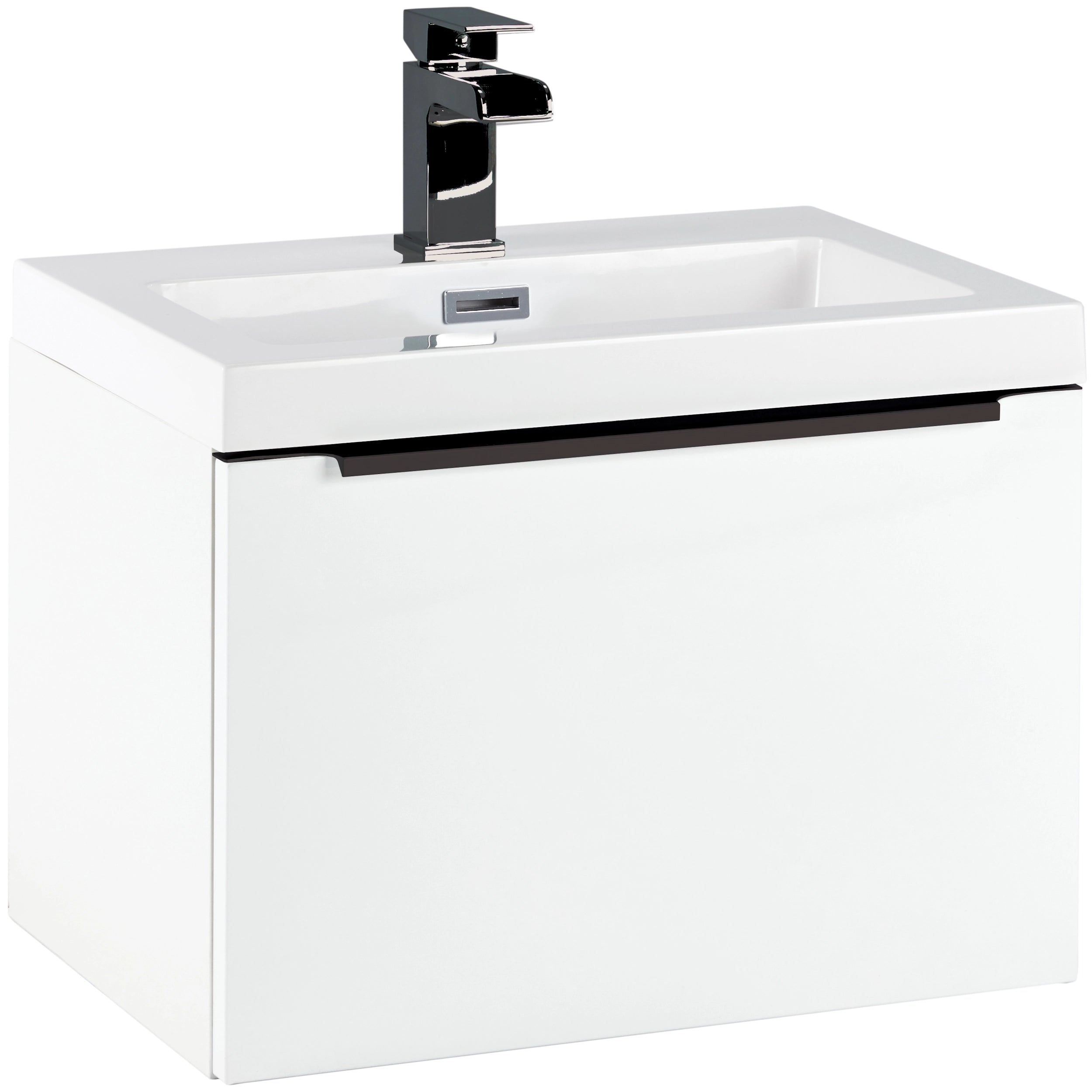 Muro Wall Hung Basin Sink Vanity Unit