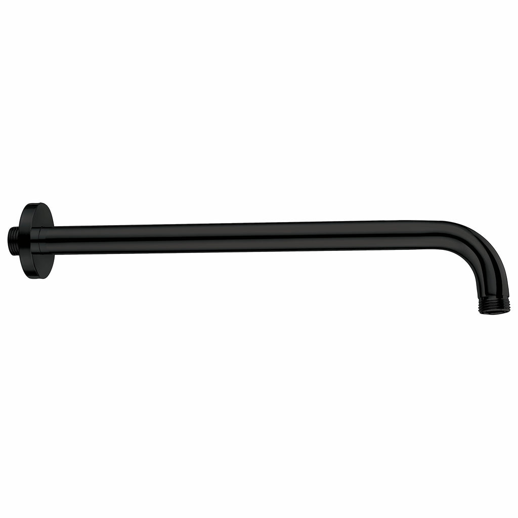 Stainless Steel Black Shower Wall Arm