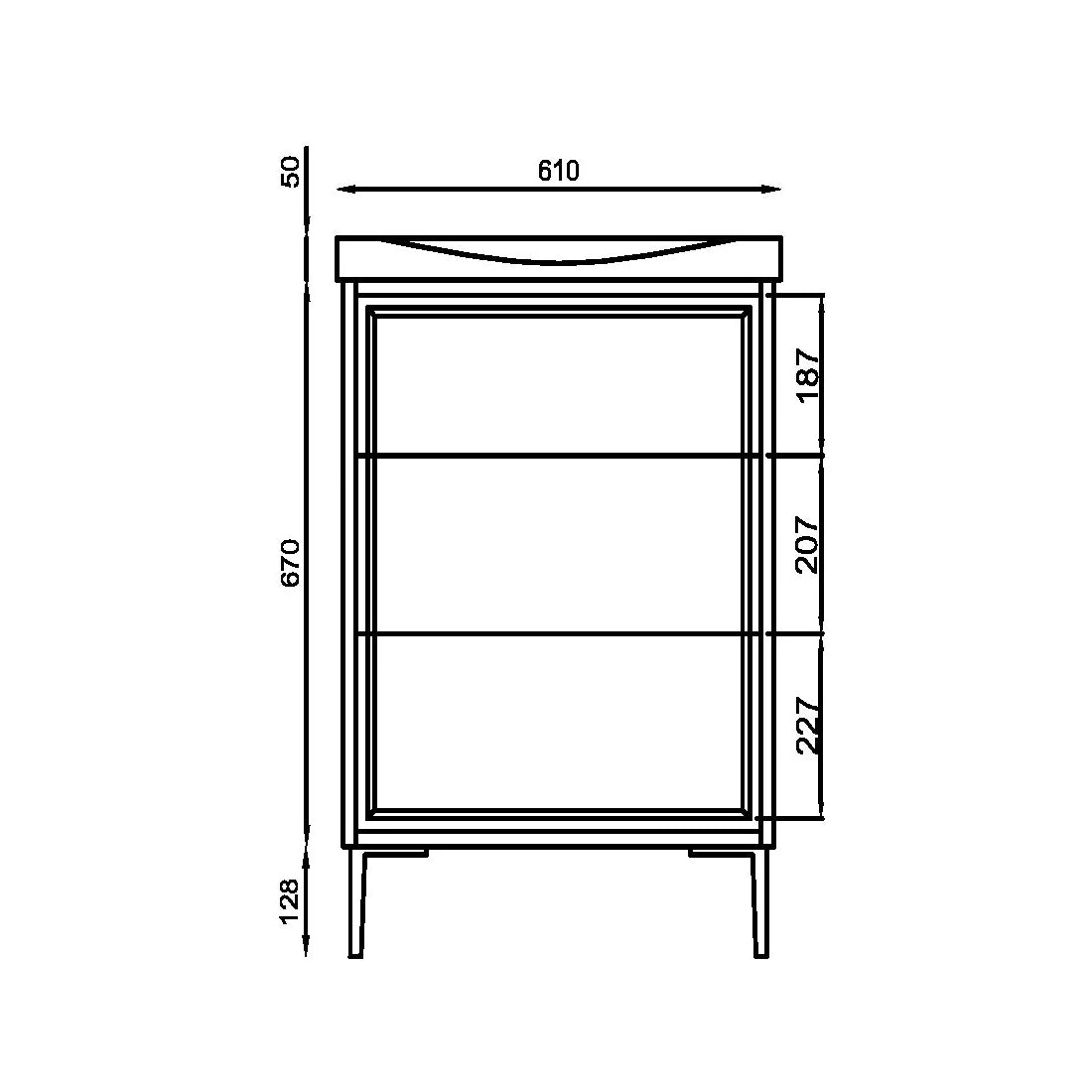 Bota Floor Standing Basin Sink Vanity Unit