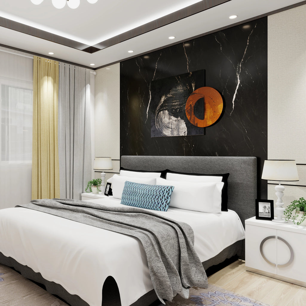 Vellura Black Marble Waterproof Wall Panel