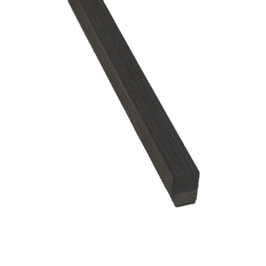 Black Oak Acoustic Panel End Trim