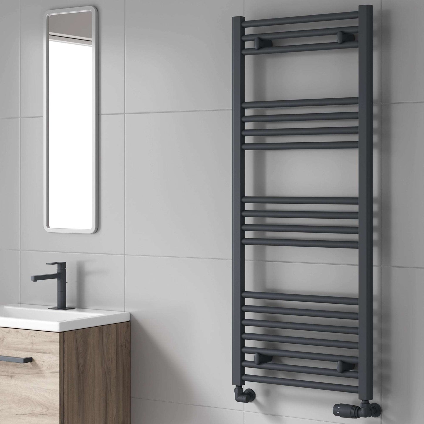 Capo Reina Designer Straight Towel Rail Radiator