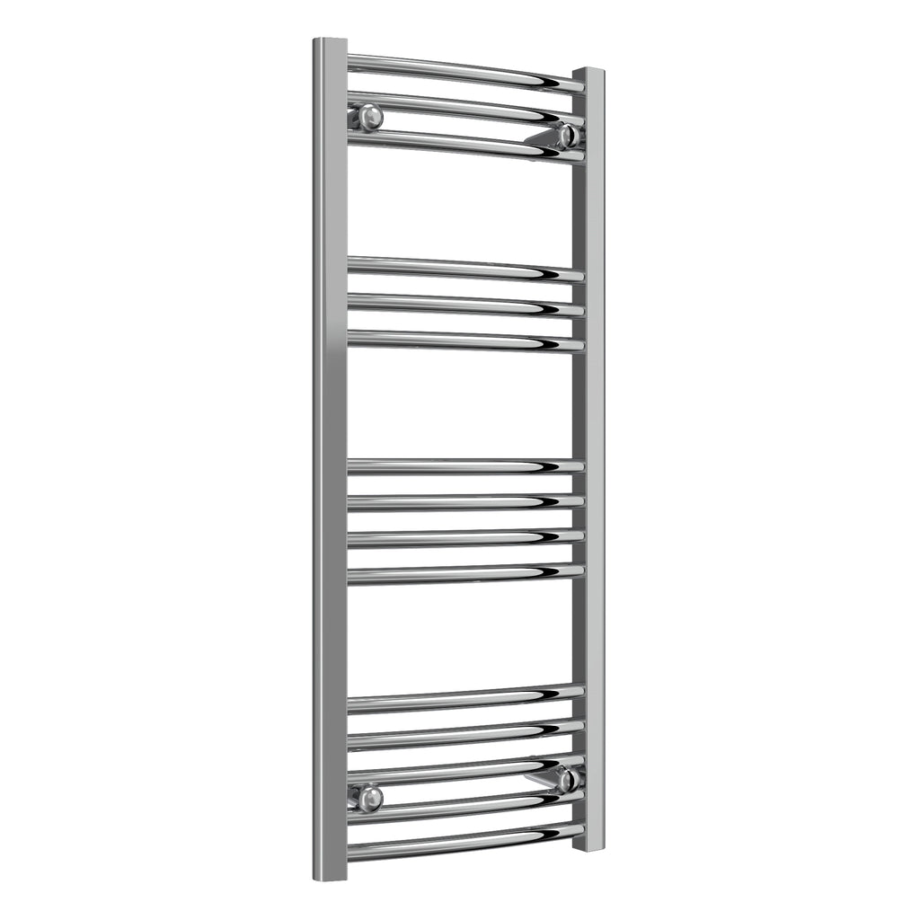 Diva Reina Designer Chrome Curved Towel Rail Radiator
