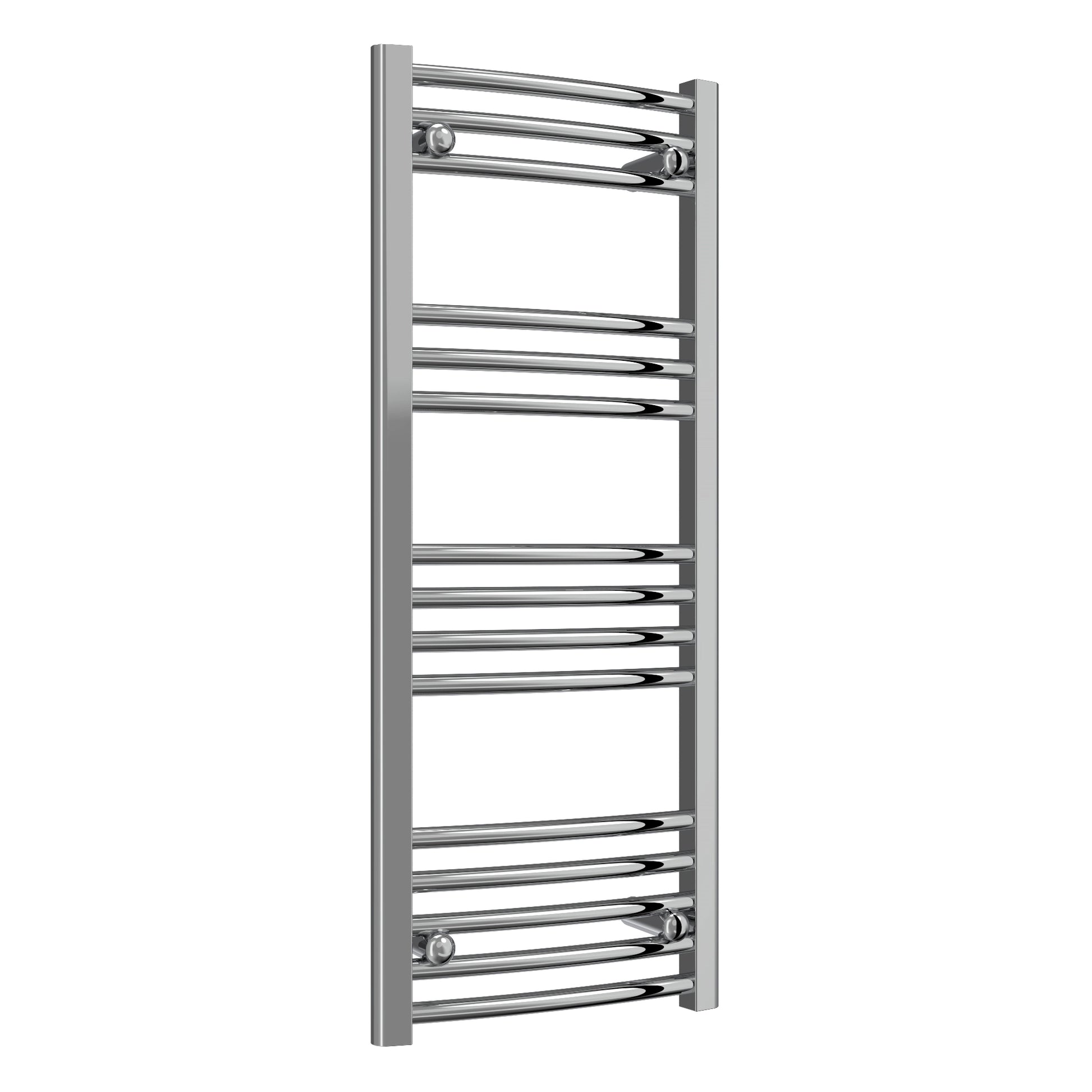 Diva Reina Designer Chrome Curved Towel Rail Radiator