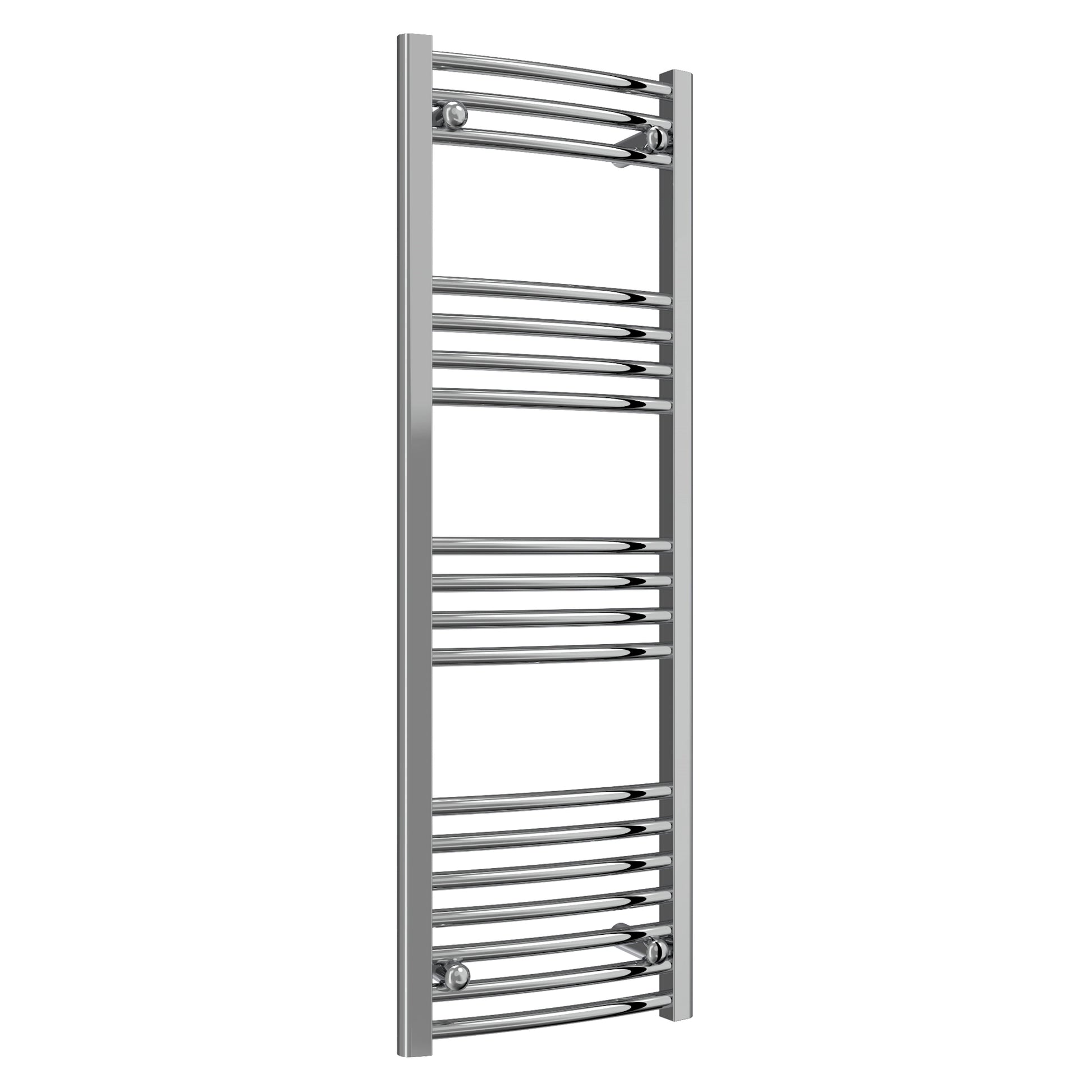 Diva Reina Designer Chrome Curved Towel Rail Radiator