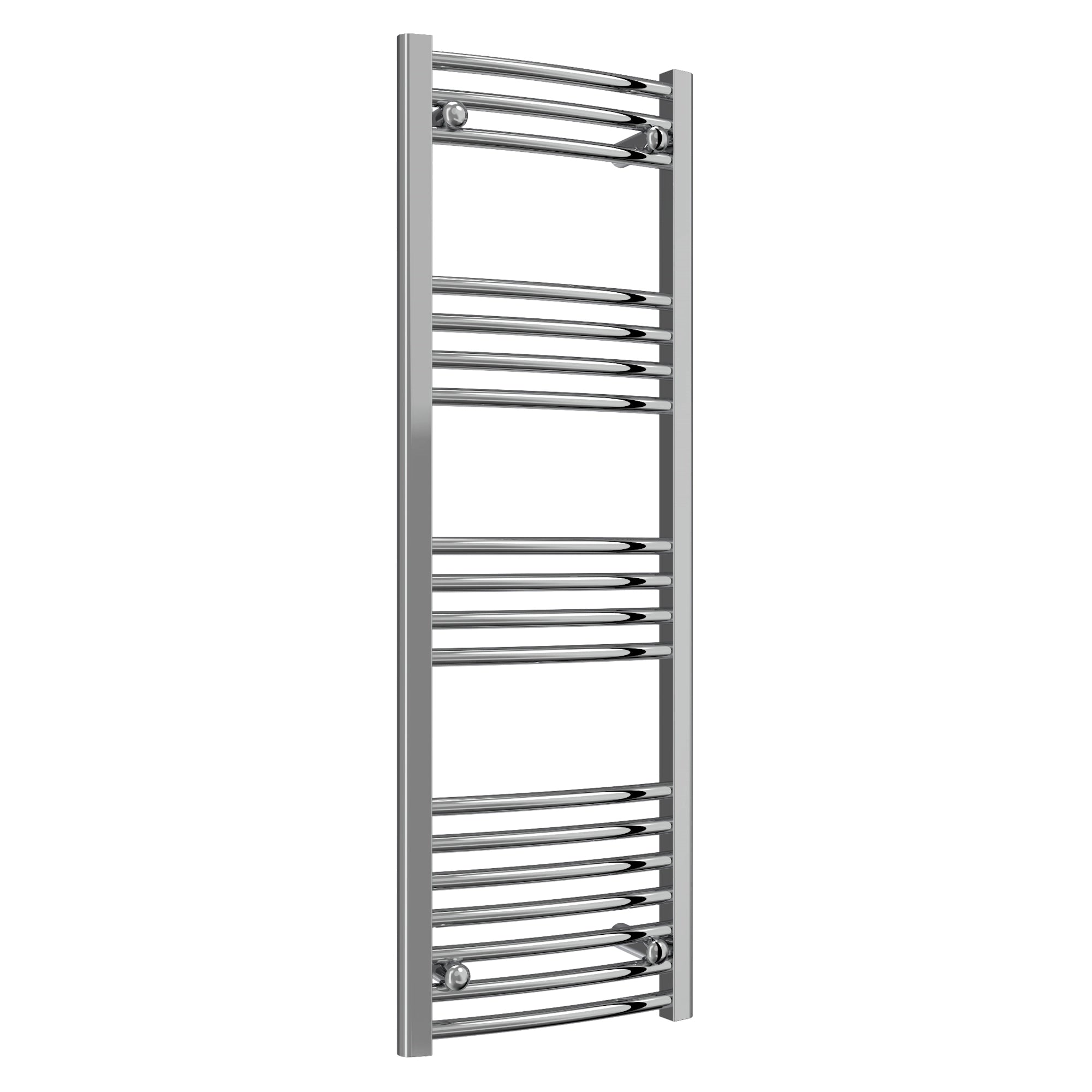 Diva Reina Designer Chrome Curved Towel Rail Radiator