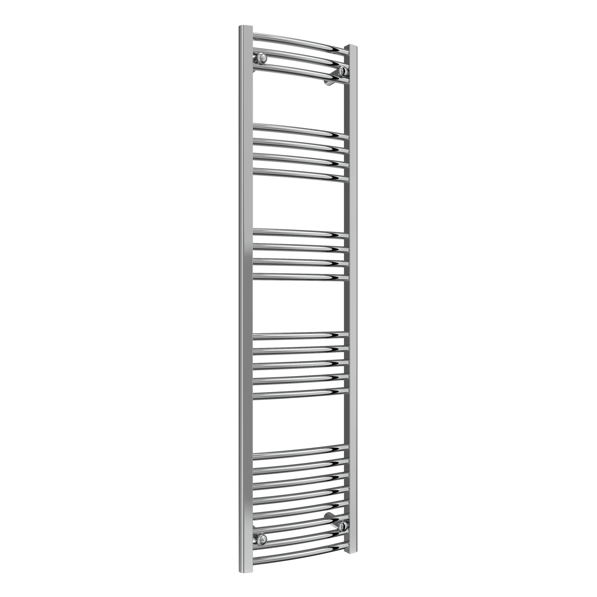 Diva Reina Designer Chrome Curved Towel Rail Radiator