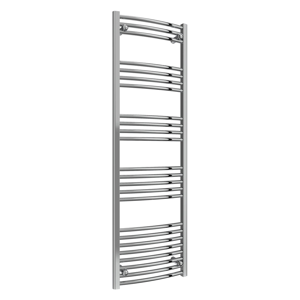 Diva Reina Designer Chrome Curved Towel Rail Radiator