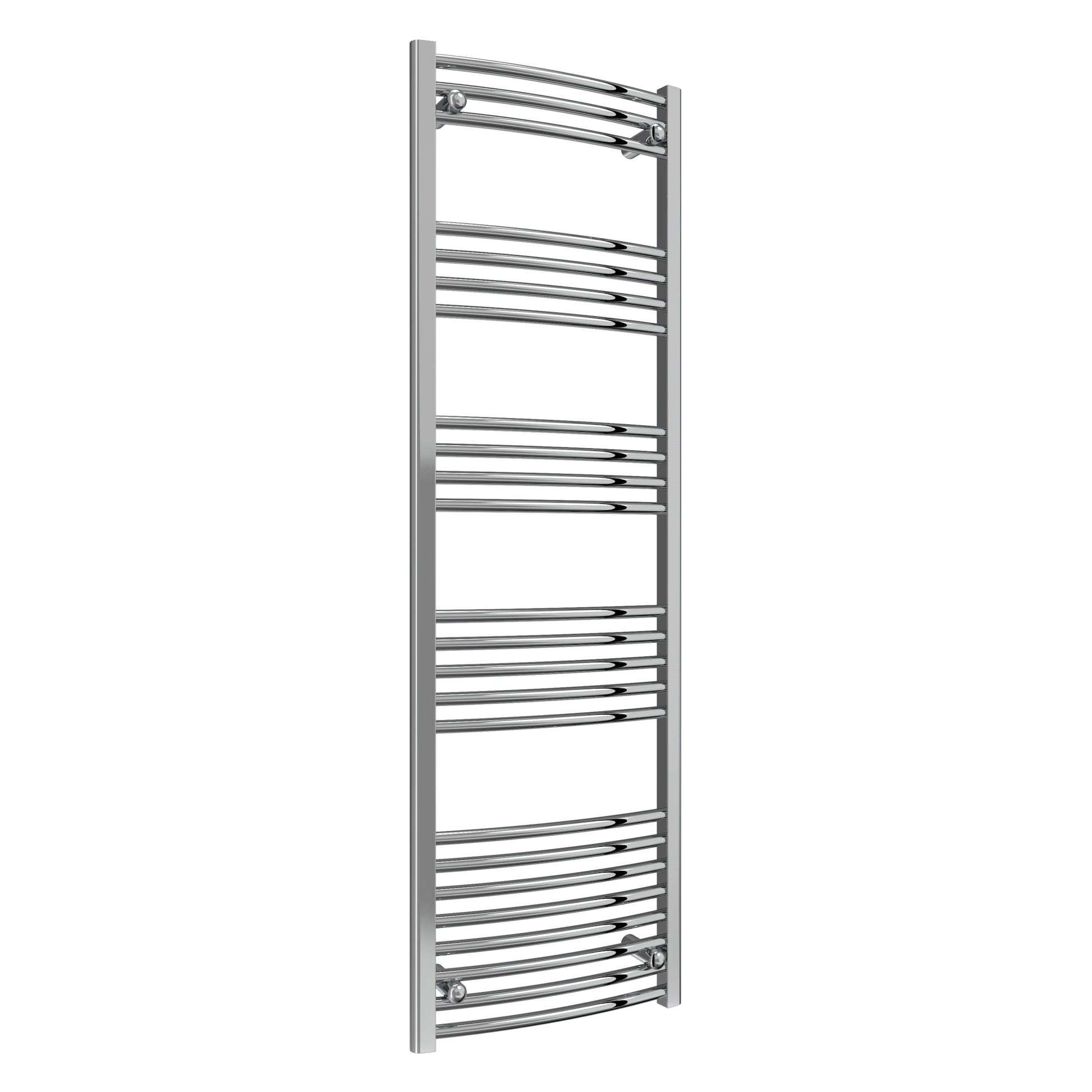 Diva Reina Designer Chrome Curved Towel Rail Radiator