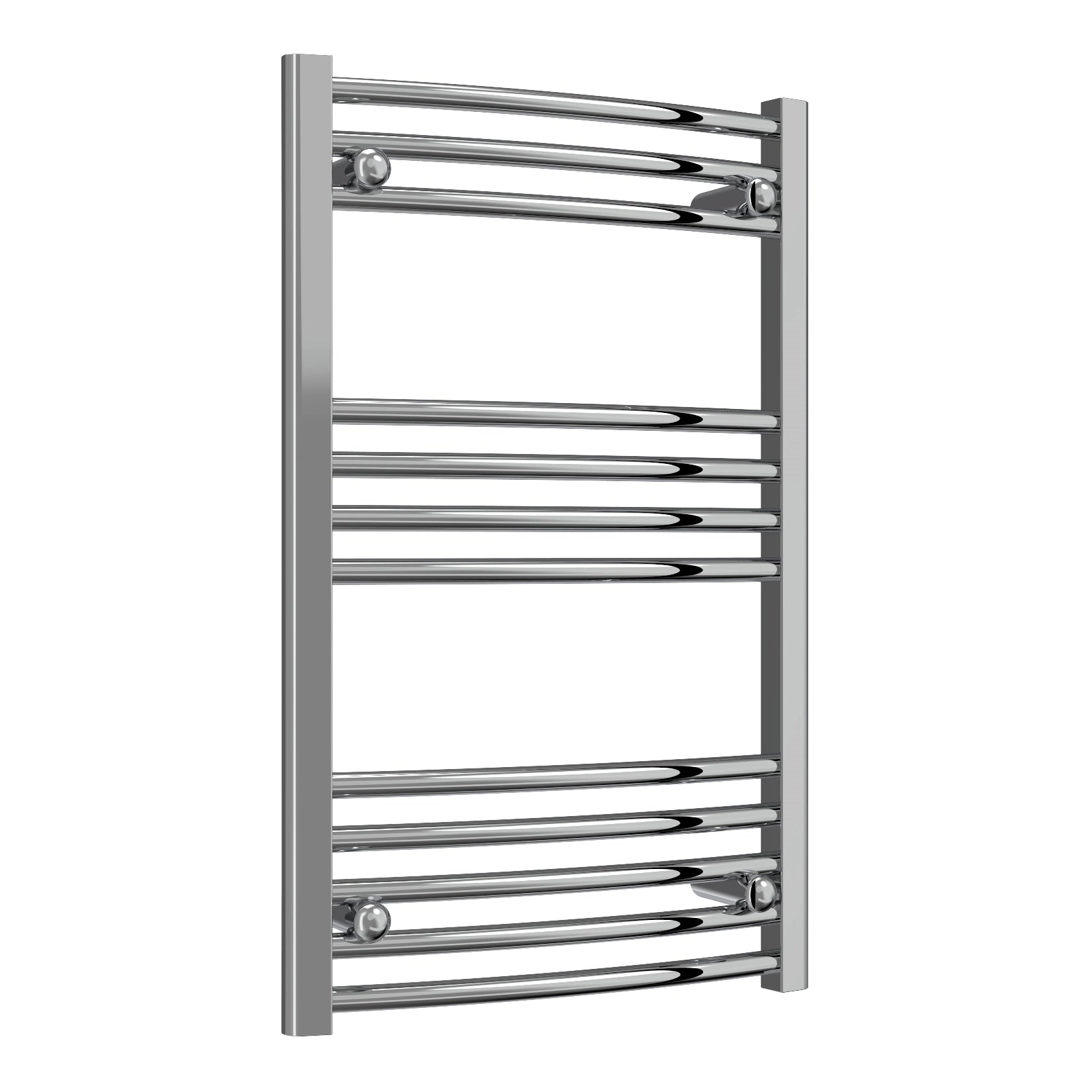 Diva Reina Designer Chrome Curved Towel Rail Radiator
